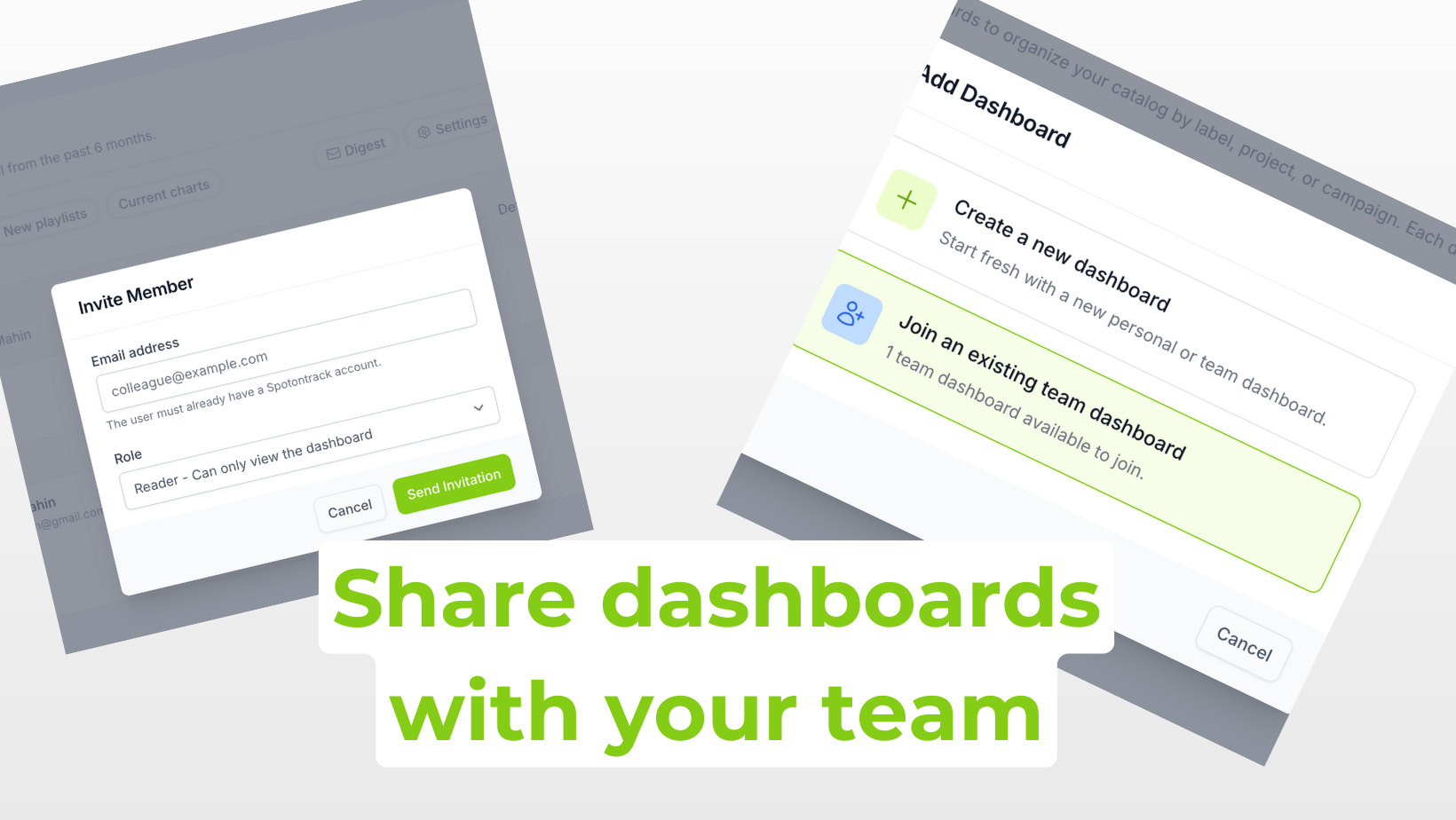 Share Dashboards with Your Team: Collaborative Music Tracking is Here
